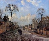 Pissarro, Camille - A Road in Louveciennes